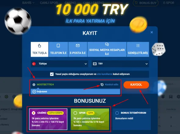 Promosyon Kodlarını ve Özel